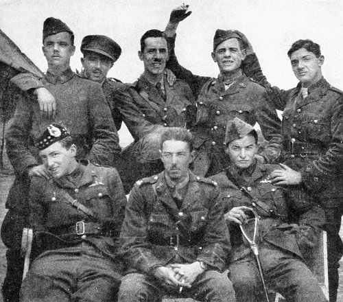 Officers of 60 Squadron, Meintjes front right